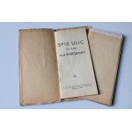 PLAN miasta stołecznego WARSZAWY [nazwy ulic wg stanu z 15.11.48 r.]