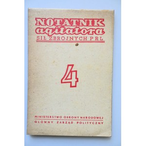 NOTATNIK AGITATOR OF THE PRL Armed Forces No. 4 [February 25, 1953].