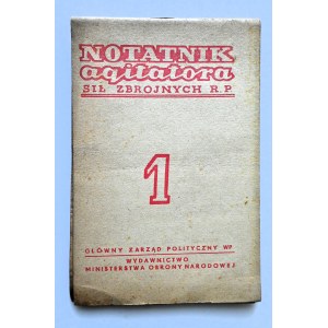NOTATNIK AGITATOR of the Armed Forces of the People's Republic of Poland. No. 1 [January 12, 1953].