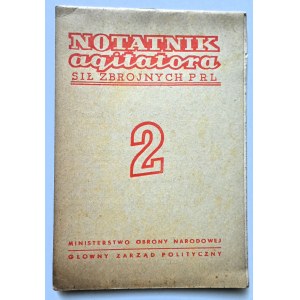 NOTATNIK AGITATORA Sił Zbrojnych PRL Nr 2 [25 styczeń 1953 r.]