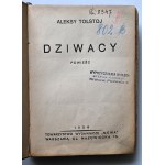 TOLSTOJ ALEKSY Strangers [1936] cover art. proj. mal. WŁADYSŁAW LESKI