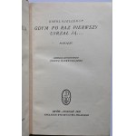 GJELLERUP KAROL Als ich sie zum ersten Mal sah...[1926] Nobelpreisträger-Bibliothek [Titelbild von E. CZERPER].
