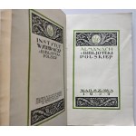 ALMANACH BIBLJOTEKI POLSKIEJ na rok 1925 [okł. rysował A. PROCAJŁOWICZ]
