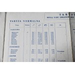 POLSKIE LINIE LOT Airlines LOT Flight Schedule. Valid from 15.X.1951 to 30.IX.1952