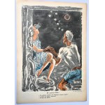 SZPILKI Nr. 27(677) Year XX, 4.VII.1954 [cover drawn by ERYK LIPIŃSKI, MAJA BEREZOWSKA].