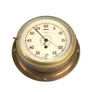 English naval wall clock