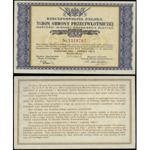 Poland, voucher for 20 zlotys, 1.06.1939