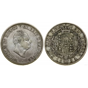 Niemcy, talar, 1834 B, Hanower