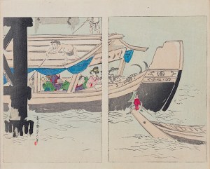 Watanabe Seitei (1851-1918), Wycieczka, Tokio, 1893