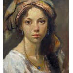 ANONIMO, Ritratto di donna di origine orientale