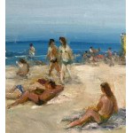Gaetano Bocchetti, Figure in riva al mare - Gaetano Bocchetti (1888 - 1990)