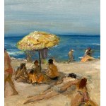 Gaetano Bocchetti, Figure in riva al mare - Gaetano Bocchetti (1888 - 1990)