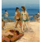 Gaetano Bocchetti, Figure in riva al mare - Gaetano Bocchetti (1888 - 1990)