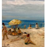 Gaetano Bocchetti, Figure in riva al mare - Gaetano Bocchetti (1888 - 1990)