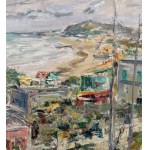 GUIDO CASCIARO, Neapolitan landscape with a seascape - Guido Casciaro (1900 - 1963)