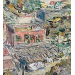 GUIDO CASCIARO, Neapolitan landscape with a seascape - Guido Casciaro (1900 - 1963)