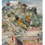 GUIDO CASCIARO, Neapolitan landscape with a seascape - Guido Casciaro (1900 - 1963)