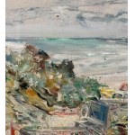 GUIDO CASCIARO, Neapolitan landscape with a seascape - Guido Casciaro (1900 - 1963)