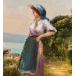 ARTISTA NON IDENTIFICATO, Ragazza contadina