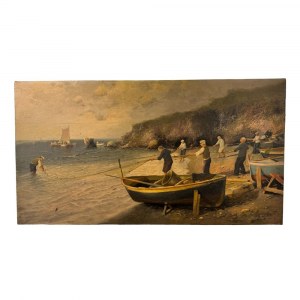 FIRMA NON IDENTIFICATA: Il bottino dei pescatori.