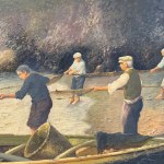 FIRMA NON IDENTIFICATA: Il bottino dei pescatori.