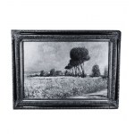 TERRACCIANO GIUSEPPE, Landscape with pine trees - Giuseppe Terracciano