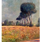 TERRACCIANO GIUSEPPE, Landscape with pine trees - Giuseppe Terracciano