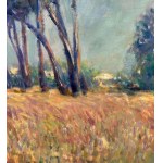 TERRACCIANO GIUSEPPE, Landscape with pine trees - Giuseppe Terracciano