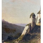 ARTISTA NON IDENTIFICATO, Paesaggio con rovine