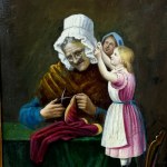 UNIDENTIFIED SIGNATURE, Cuddles with Grandma