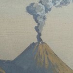 ANONIMO, The lighthouse and Mount Vesuvius in Naples