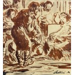 ANTONIO ASTURI, The Nativity - Antonio Asturi (1904 - 1986)