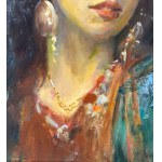 ANONIMO, Portrait of a Woman by an orientalist painter