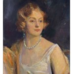 UNIDENTIFIED SIGNATURE, Portrait of a Woman in the manner of John Singer Sargent