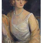 UNIDENTIFIED SIGNATURE, Portrait of a Woman in the manner of John Singer Sargent