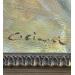 UNIDENTIFIED SIGNATURE, Portrait of a Woman in the manner of John Singer Sargent