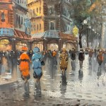 UNIDENTIFIED SIGNATURE, Street in Paris