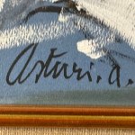 ANTONIO ASTURI, 'La Spagnola', a portrait of a woman - Antonio Asturi (Vico Equense 1904 - 1986)