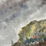 S. NASTI, Seascape with boats - S. Nasti