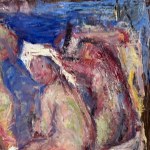 Giuseppe Ciavolino, Female figures in the Impressionist manner - Giuseppe Ciavolino (1918 - 2011)