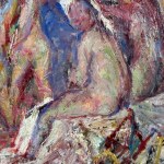 Giuseppe Ciavolino, Female figures in the Impressionist manner - Giuseppe Ciavolino (1918 - 2011)