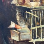UNIDENTIFIED SIGNATURE, Interior scene with characters