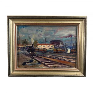 Federico Starnone, Train station - Federico Starnone (1917 - 1998)