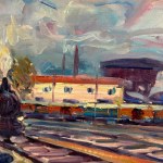 Federico Starnone, Train station - Federico Starnone (1917 - 1998)