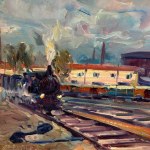 Federico Starnone, Train station - Federico Starnone (1917 - 1998)