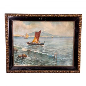 FAUSTO PRATELLA, The Gulf of Naples - Fausto Pratella (1888)