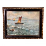 FAUSTO PRATELLA, The Gulf of Naples - Fausto Pratella (1888)