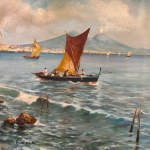 FAUSTO PRATELLA, The Gulf of Naples - Fausto Pratella (1888)