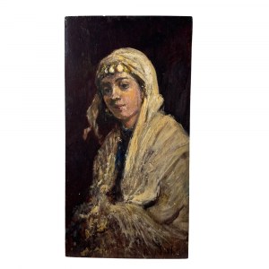 ANONIMO, Woman with a cloak