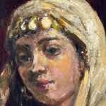 ANONIMO, Woman with a cloak
